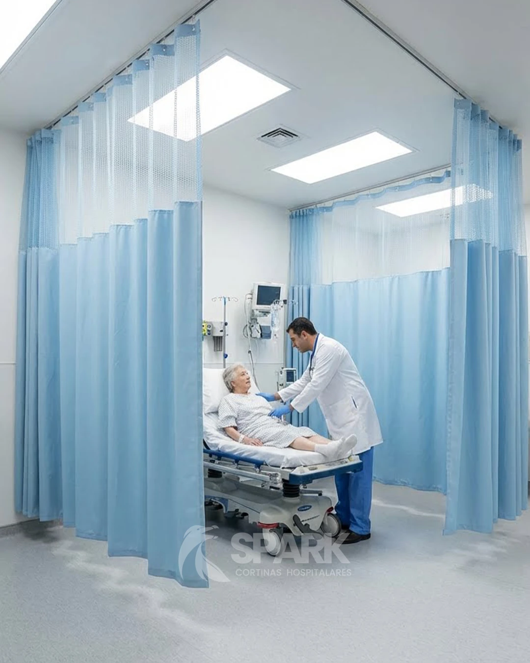 cortina hospitalar spark