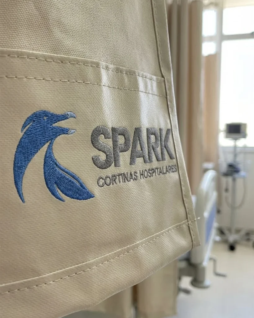 cortina hospitalar para leito