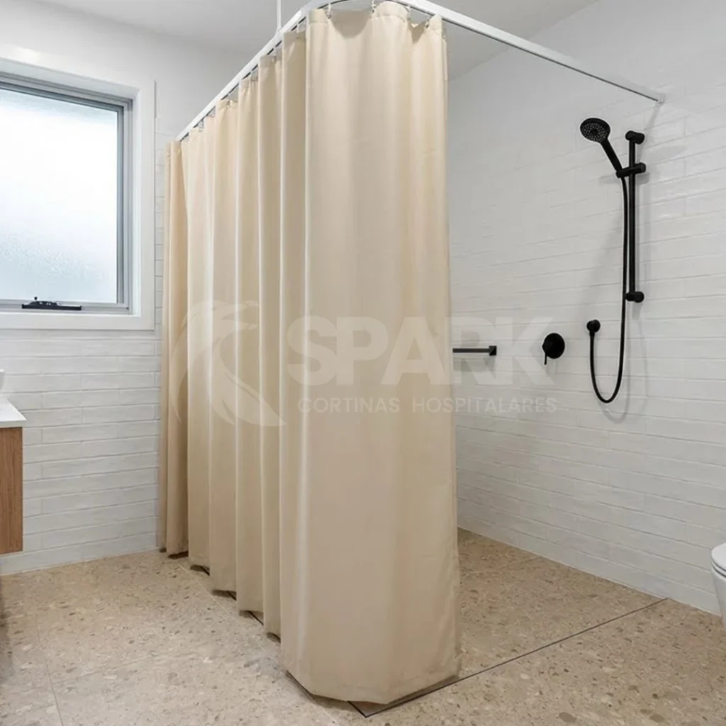 cortina hospitalar para banheiro